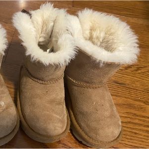 2 PAIRS of Bow Uggs size toddler 8